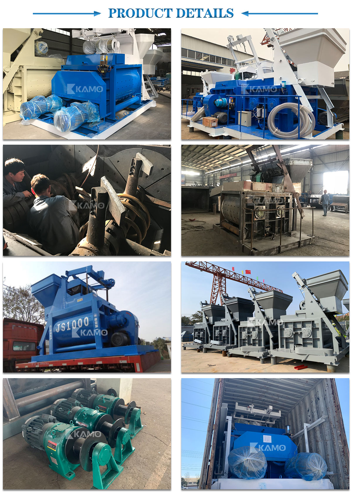 JS1000 Concrete Mixer, Price, QuotationKAMO