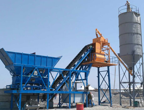 YHZS25 MOBILE CONCRETE BATCHER