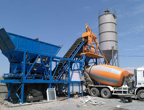 YHZS35 MOBILE CONCRETE BATCHER