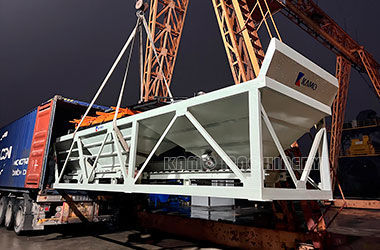 HZS50 concrete mixing plant is delivered, opening a new era 