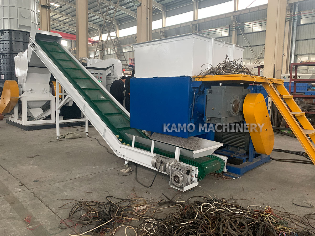 cable wire recycling plant