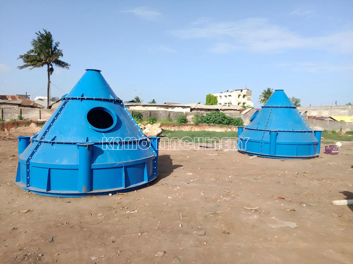 HZS50 concrete batching plant